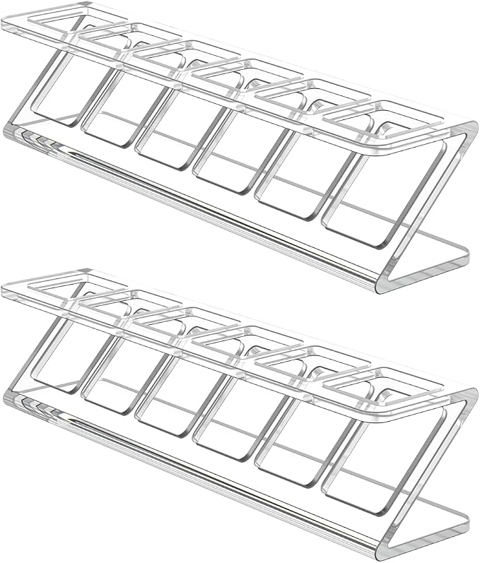 Marketing Holders 2 Pack Clear Acrylic Lip Balm Holder Freestanding Display by MarketingHolders