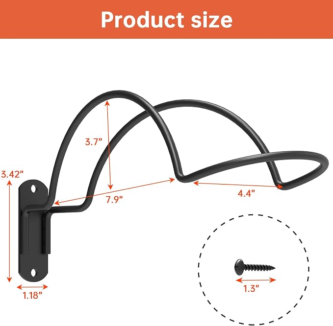 2 PCS Wall Mounted Helmet Rack Roma Helmet Holder Hook Multifunctionnal Metal - Image 5