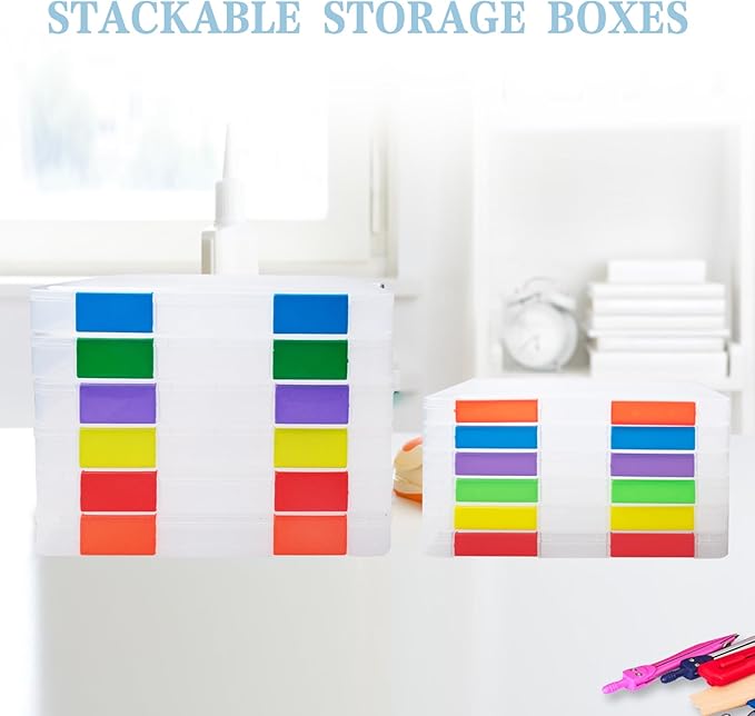 12 Pcs Clear A4 A5 File Box Document Plastic Storage Box - Image 6