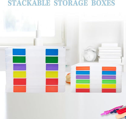 12 Pcs Clear A4 A5 File Box Document Plastic Storage Box - Image 6