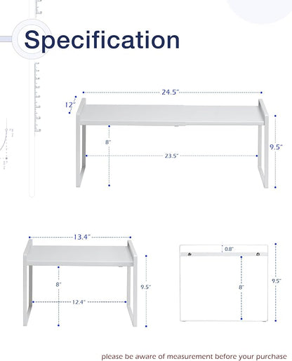 Nxconsu Expandable Cabinet Shelf Organizer Riser - Image 3