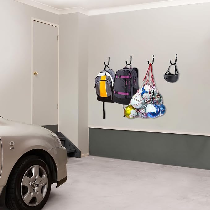 KURUI Large Metal Wall Hooks for Hanging Living Room/Bedroom/Garage, 40 LB - Image 4