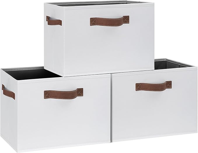 GhvyenntteS Large Fabric Storage Bins by GhvyenntteS