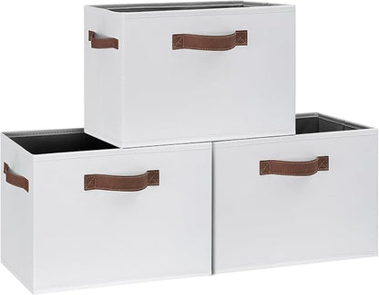 GhvyenntteS Large Fabric Storage Bins by GhvyenntteS