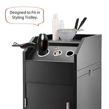 Hair Styling Station with Dryer, Curling Iron, Comb Holder and Tube Organizer - Image 5