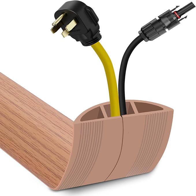Floor Cord Cover 10FT Cord Covers by JAHOMFAI