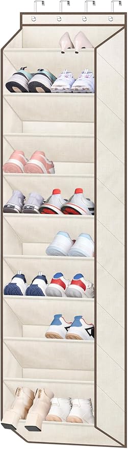 SLEEPING LAMB Shoe Rack for Door, Kids Door Shoe Organizer for Closet hanger by SLEEPINGLAMB