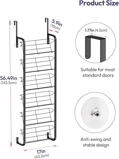 SWTYMIKI Over the Door Shoe Organizer - Image 2