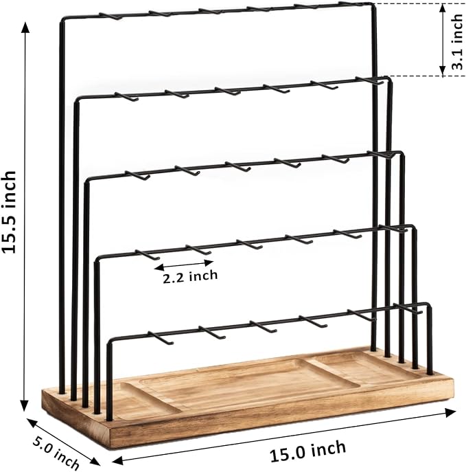 DGWJSU Earring Display Stands for Selling, Earring Rack Display Holder Stand - Image 6