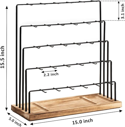 DGWJSU Earring Display Stands for Selling, Earring Rack Display Holder Stand - Image 6