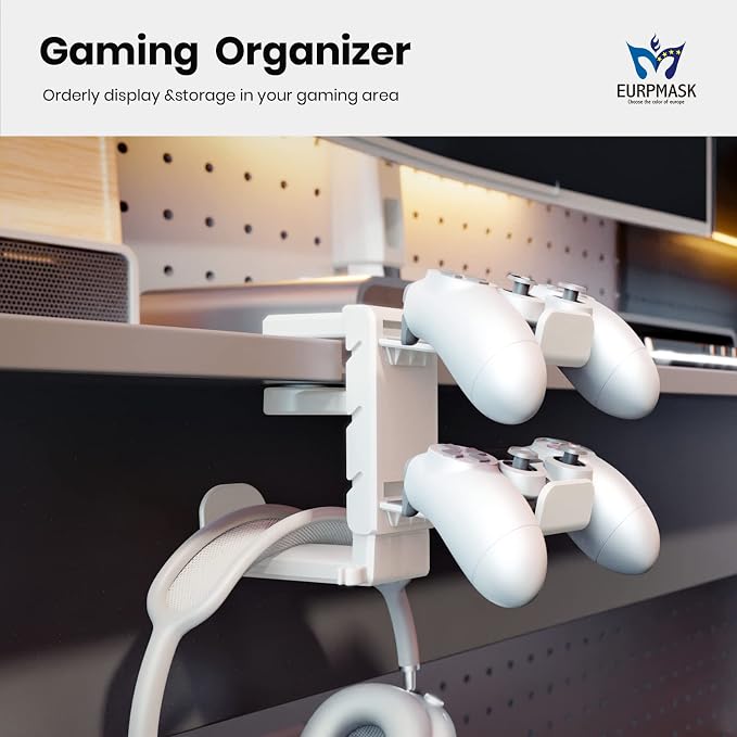 3-in-1 PC Gaming Headset&Controller Holder - Image 2