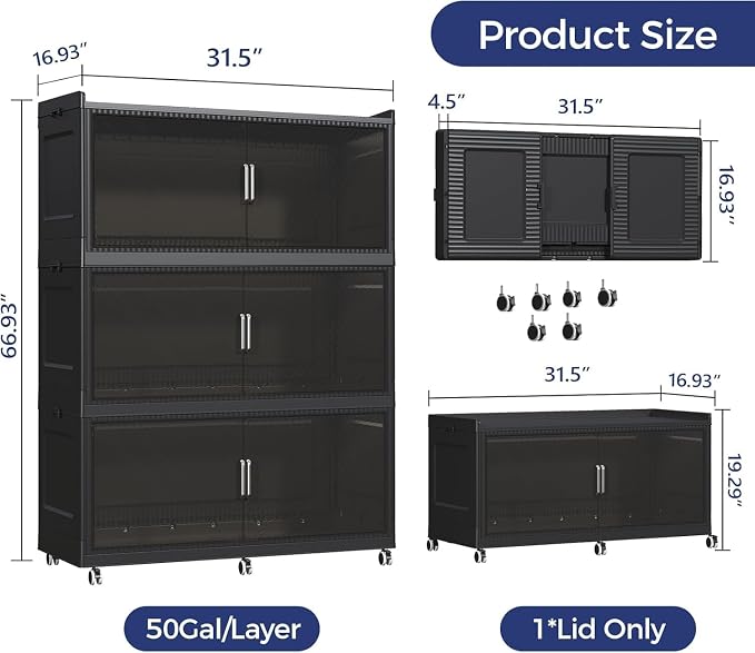 150GAL Extra Large Storage Bins - Image 2