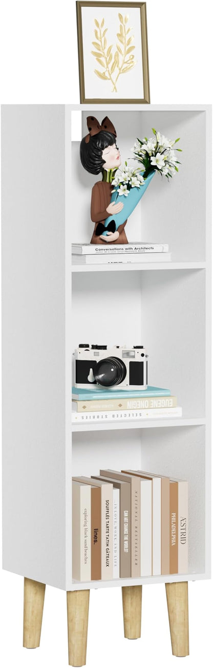 3 Cube Bookcase, Wooden Book Shelf Cube Storage Organizer by Nestwise