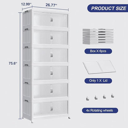 720QT Extra Large Stackable Storage Bins - Image 2