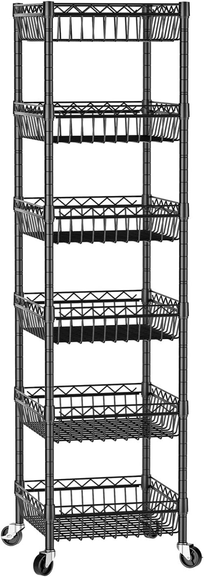 SINGAYE 6 Tier Shelf Wire Rack Shelving - Image 9