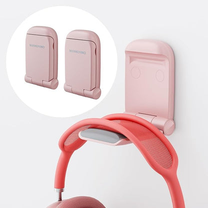 MAMUVIMO Headphone Stand, 2 Pack Headset Stand Foldable＆Sticky, Headphone by MANMUVIMO
