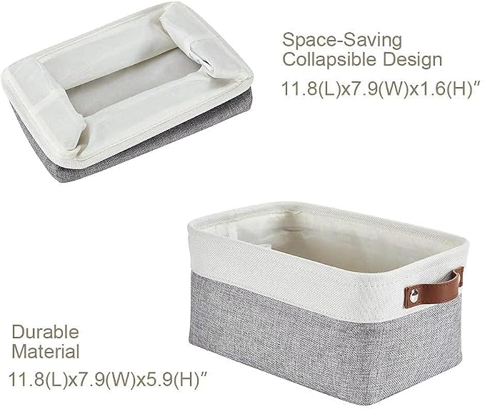 DECOMOMO Small Storage Basket, Closet Storage Bins, Baskets - Image 4