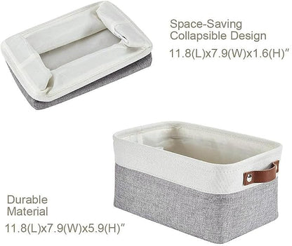 DECOMOMO Small Storage Basket, Closet Storage Bins, Baskets - Image 4