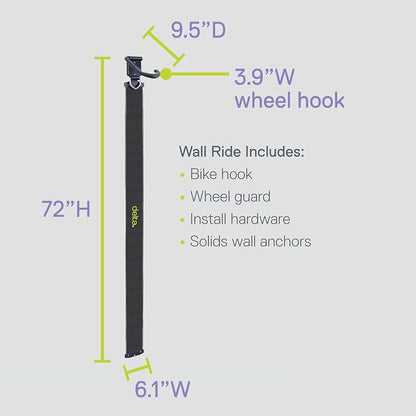 Delta Wall Ride Bike Rack Wall Mount - Image 7