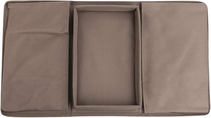 5 Pockets TV Remote Control Holder Couch Sofa Tray Armrest Organiser Oxford - Image 5