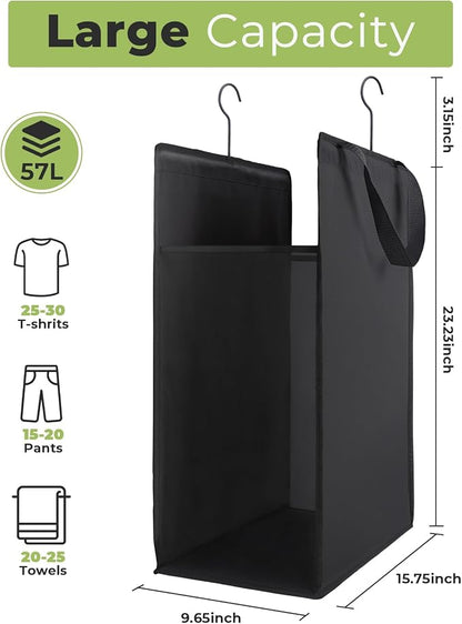 FENTEC Fentec Hanging Laundry Hamper, Hanging Laundry Basket, Slim Laundry - Image 2
