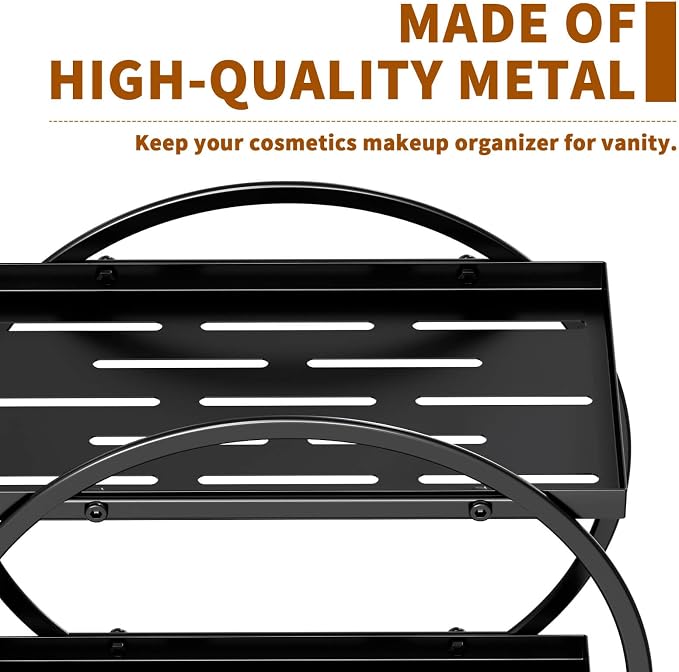Bathroom Counter Organizer, 2 Tier Bathroom Organizer Countertop, Vanity Makeup - Image 7