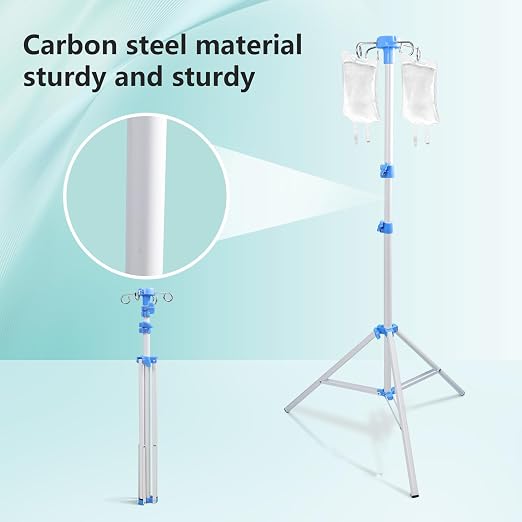 Lefeke IV Pole Portable for Traveling, Adjustable IV Stand - Image 6