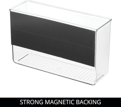 iDesign Magnetic Large Clear Plastic Organizer Bins - Image 5