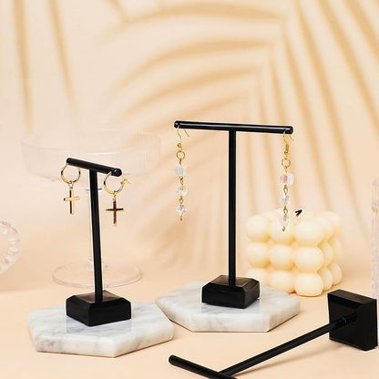 Acrylic Earrings Display Holder T-bar Earrings Stand Holder Tree Stand - Image 4
