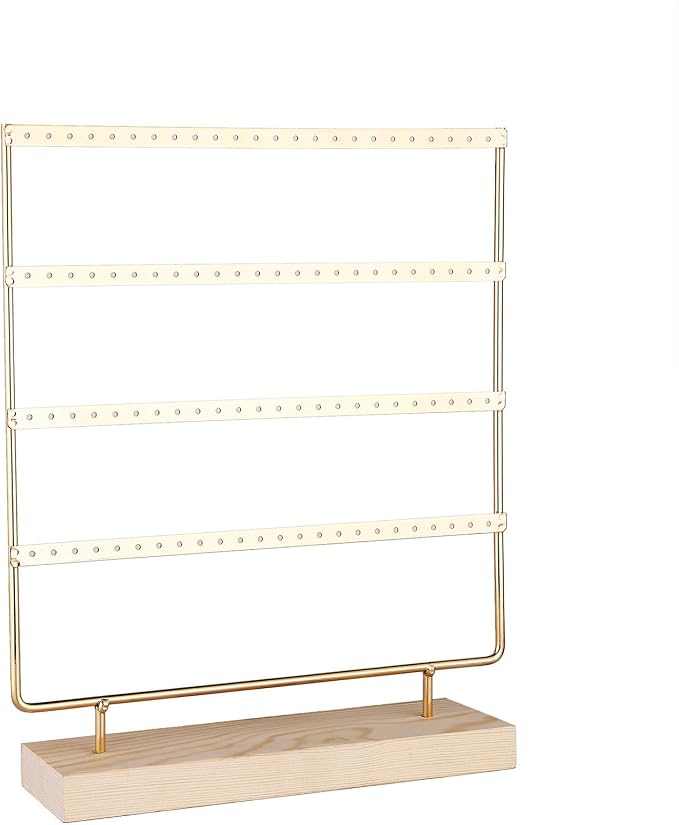 Earring Organizer Stand for Women, 4 Tier Tall Jewelry Holder Organizer Rack by Unknown