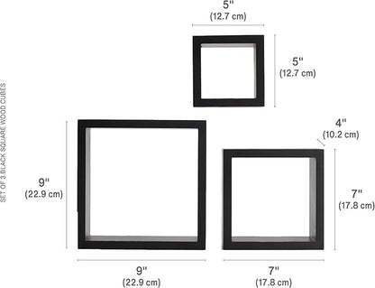 MELANNCO Floating Wall Square Cube Shelves - Image 3