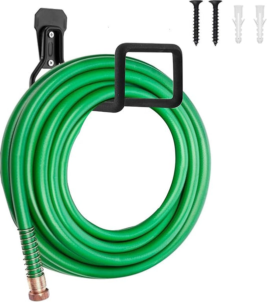 Hose Hanger, Heavy Duty Metal Hose Holder Wall Mount, Hook by Sageme