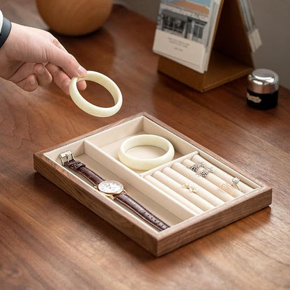 Black Walnut Wood Jewelry Tray - Image 3