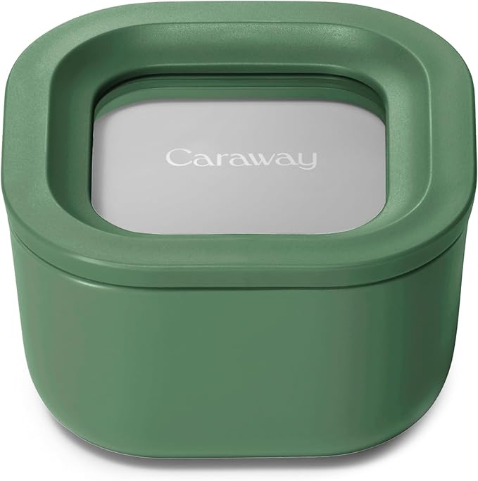 Caraway Mini Square Food Storage Container by Caraway