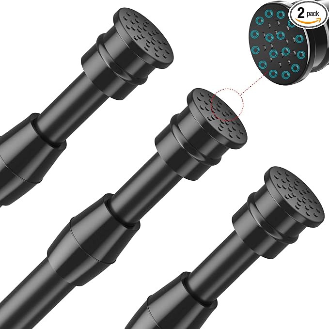 AIZESI Spring Tension Curtain Rods Short Tension Rod by AIZESITENSIONROD