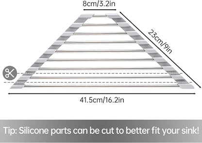 Tomorotec Triangle Roll-Up Dish Drying Rack - Image 4