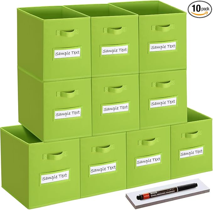 11x11 storage cube bins Foldable Fabric storage cubes by Artsdi