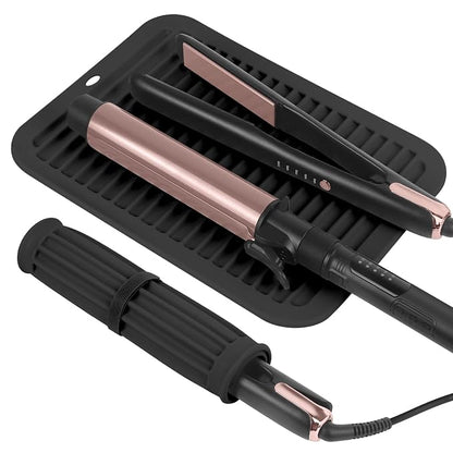 Large Silicone Heat Resistant Mat, Professional Hot Hair Tools Mat by WRORUNER