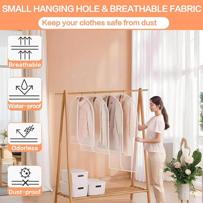 Clear Garment Bags Clothes Covers - Image 6