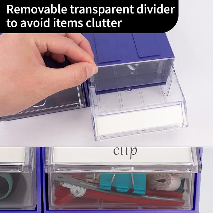 12 Pcs Drawer Stacking Storage Cabinet - Image 6