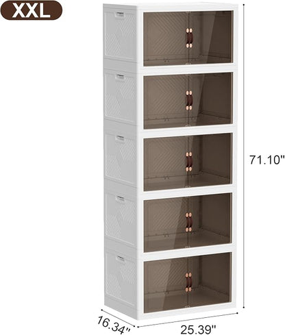 JOYMOOP Folding Storage Bins, 420 Quart Collapsible Storage Boxes - Image 5