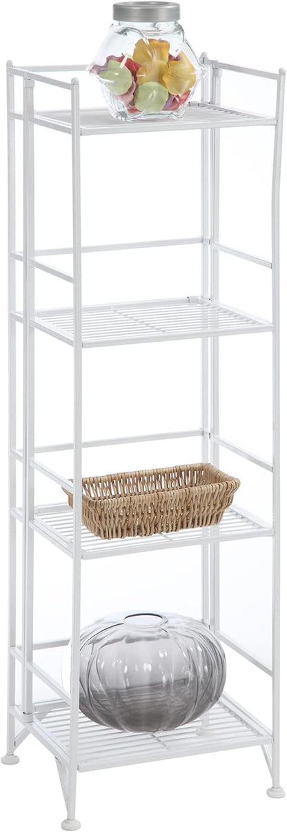 Convenience Concepts Xtra Storage 4 Tier Folding Metal Shelf - Image 4