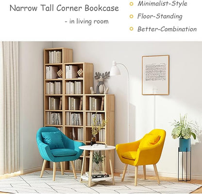 IOTXY Small Narrow Corner Bookcase - Image 3
