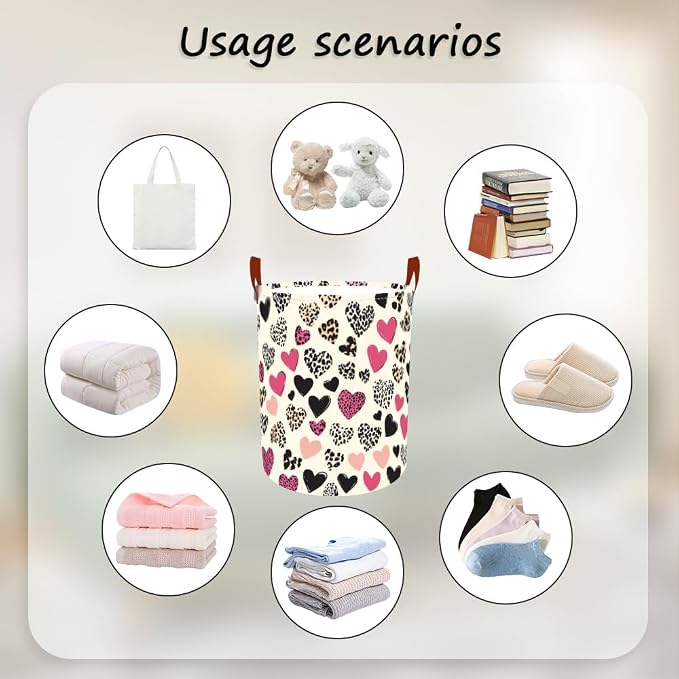 Laundry Baskets 15.7x19.7 Inch Large Collapsible Laundry Hamper - Image 4