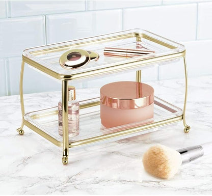 mDesign Decorative Makeup Storage Organizer Vanity Tray - Image 3