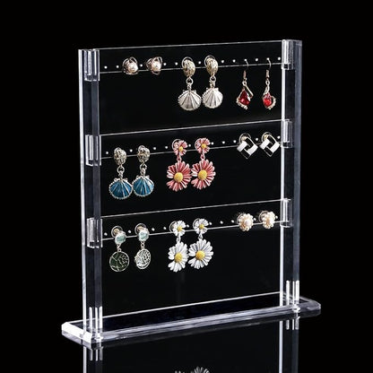 Coward Acrylic Earring Holder Stand, Tabletop Earring Jewelry Easel Display - Image 3