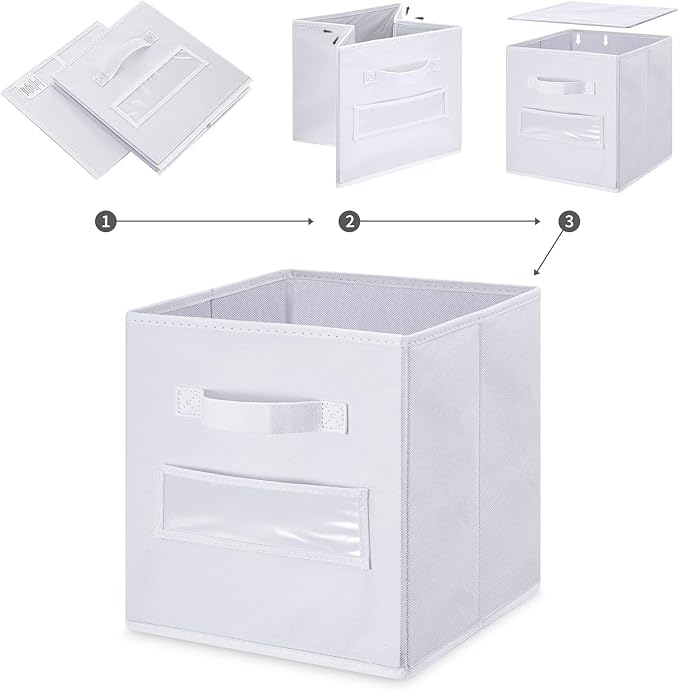 13x13x13 storage cube bins Fabric storage cubes - Image 4