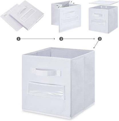 13x13x13 storage cube bins Fabric storage cubes - Image 4