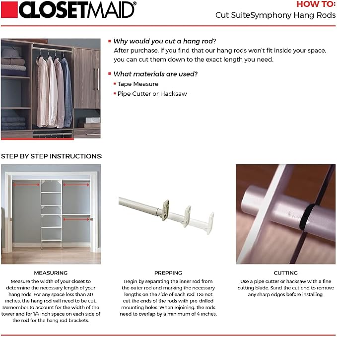 ClosetMaid SuiteSymphony Wood Closet Organizer Kit - Image 6