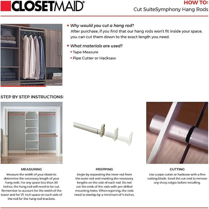 ClosetMaid SuiteSymphony Wood Closet Organizer Starter Kit - Image 7